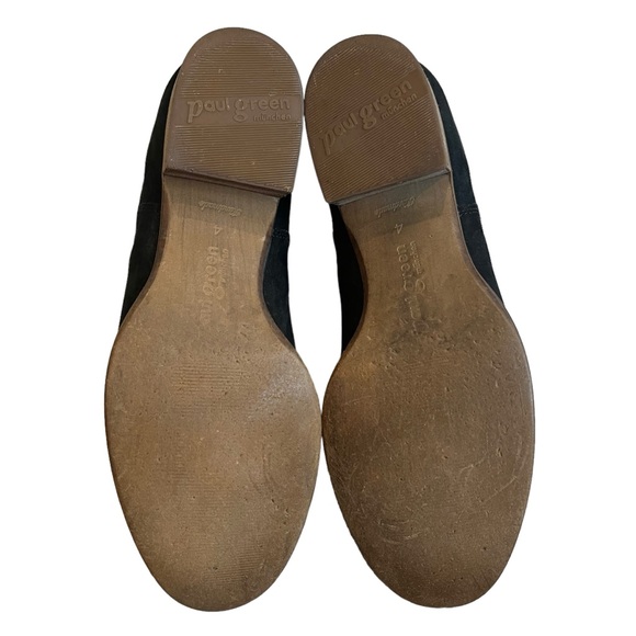 Paul Green Black Suede Chelsea Boot, Sz UK 4 / US 6.5 (runs big) - Picture 13 of 14